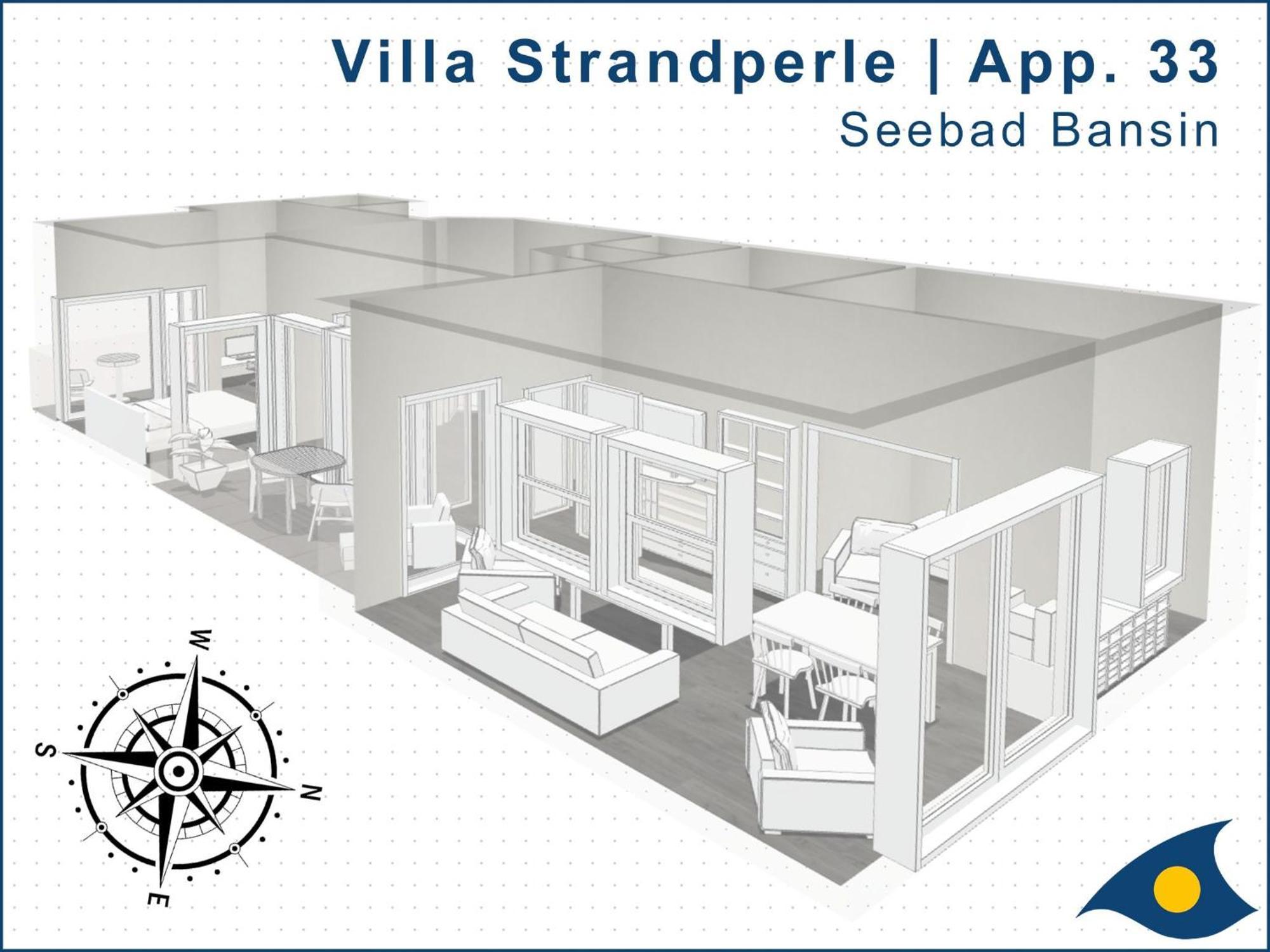 Villa Strandperle Whg 33 塞巴特黑灵斯多夫 外观 照片